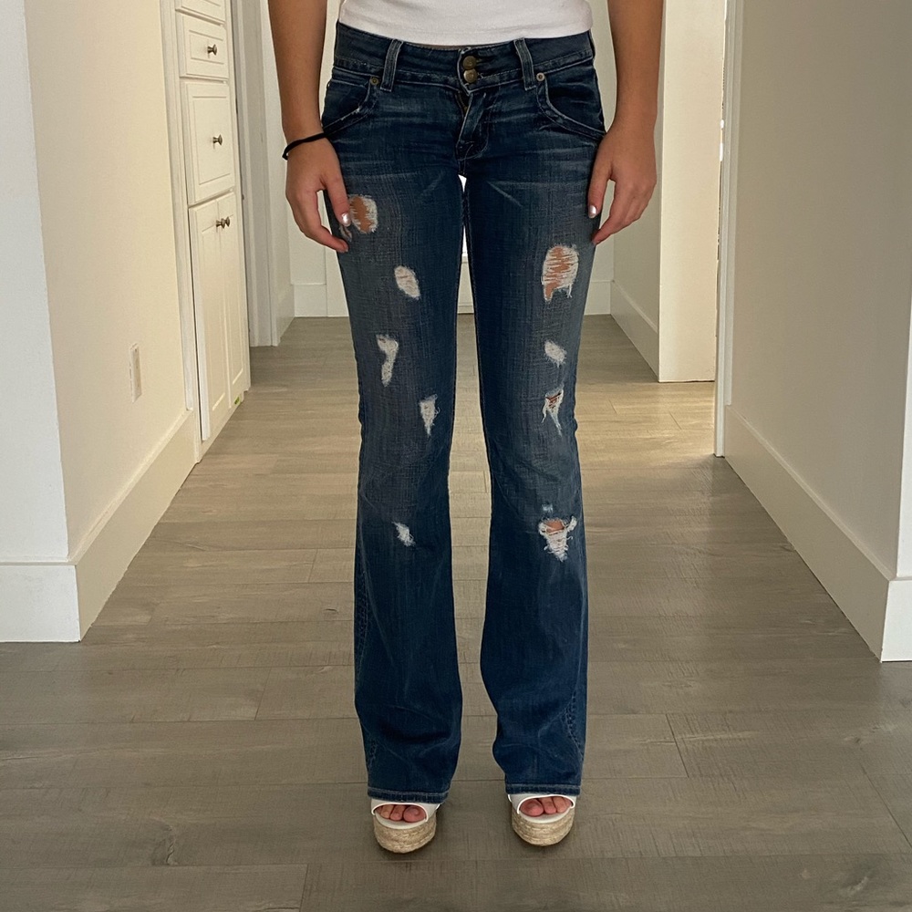 Hudson low rise bootcut jeans
